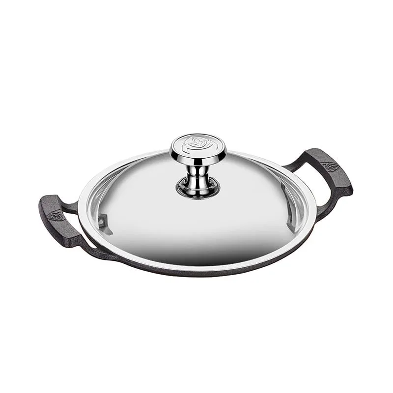 Altınbaşak A 120SK 24K Döküm Demir Kavurma Sacı + Kapak 24 cm