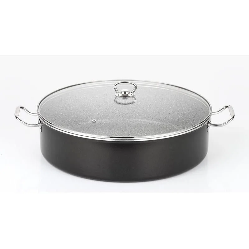 Altınbaşak A 135G 36 Mega Basık Granit Tencere 36 cm