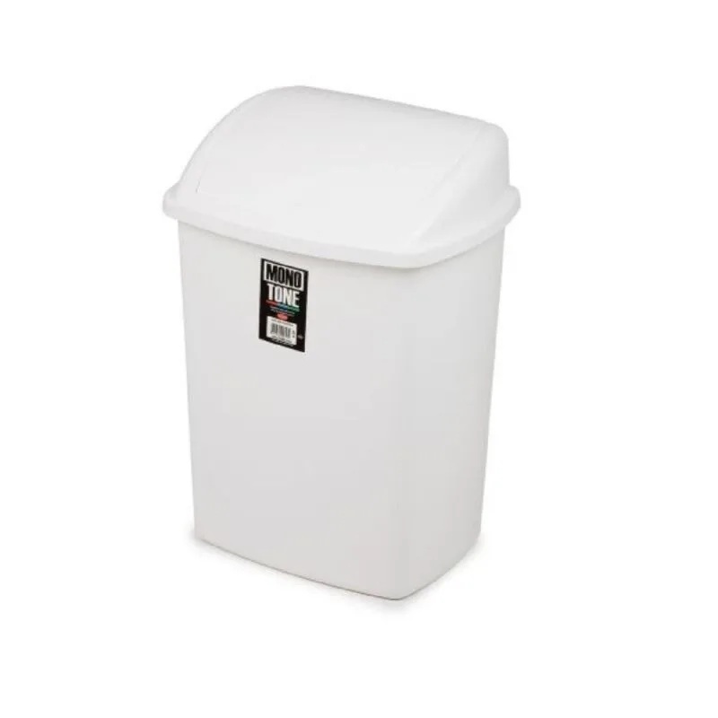 Bora Plastik Click Çöp Kovası No:5 40 Litre Beyaz