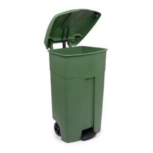 Bora Plastik Pedallı Çöp Kovası 125 Litre Yeşil