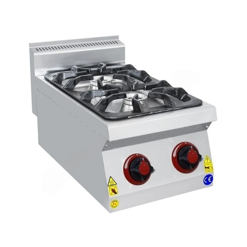 CSA 700 Edge Seri 2 Gözlü Ocak Set Üstü Lpg'li 40x70 Cm