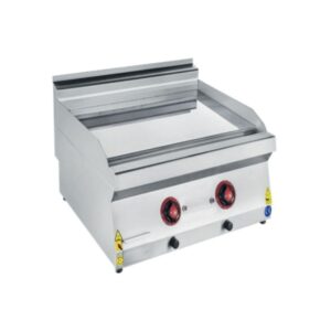 CSA 700 Edge Seri Düz Pleyt Izgara Set Üstü Elektrikli 80x70 Cm