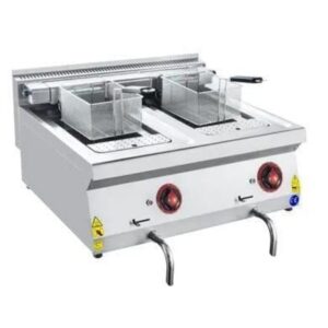 CSA 700 Edge Seri Fritöz Set Üstü Elektrikli 12+12 Lt 80x70 Cm