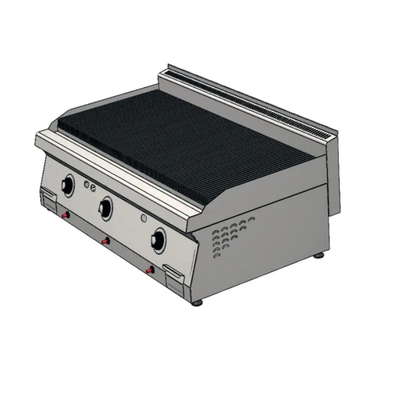 CSA 700 Edge Seri Lavataşlı Izgara Set Üstü Lpg'li 120x70 Cm