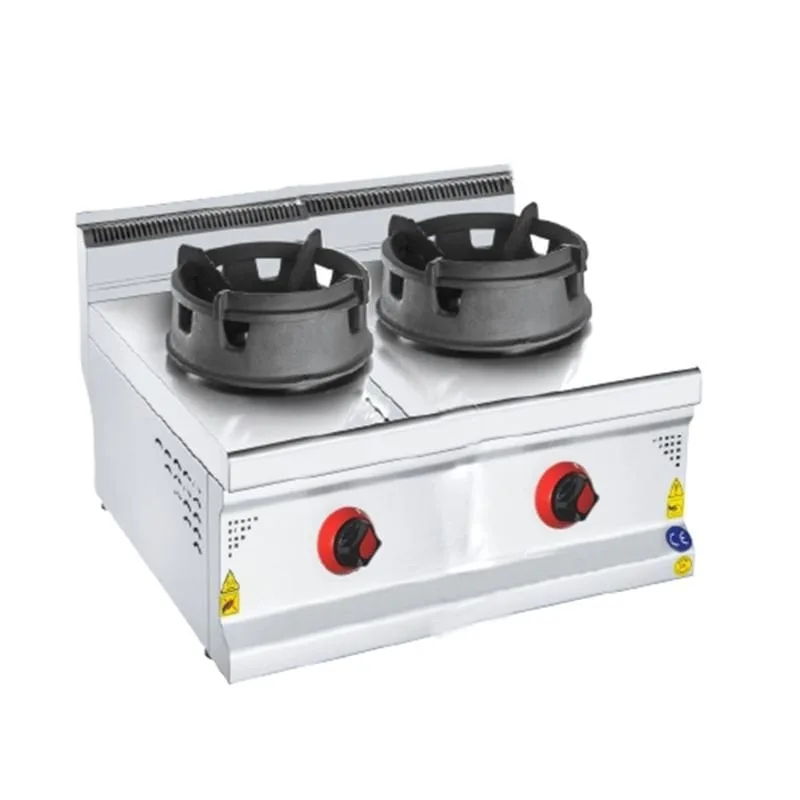 CSA 700 Seri 2 Gözlü Wok Ocak Set Üstü Lpg'li 80x70 Cm