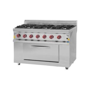 CSA 700 Seri Kuzine Fırın 6 Gözlü Lpg’li 120x70 Cm