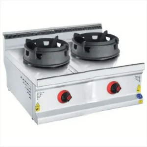 CSA 900 Seri 2 Gözlü Wok Ocak Set Üstü Lpg’li 80x90 Cm