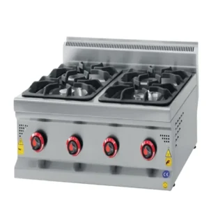 CSA 900 Seri 4 Gözlü Ocak Set Üstü Doğalgazlı 80x90 Cm
