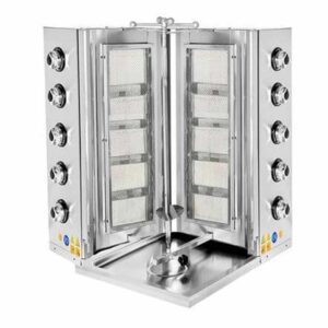 CSA Döner Ocağı V Tipi Sabit 5+5 Radyanlı Gazlı