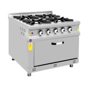 CSA Kuzine Fırın 4 Gözlü Gazlı 100x100x85 Cm