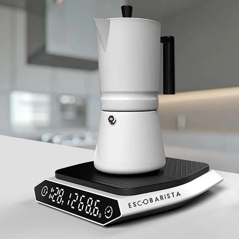 Escobarista Hassas Kahve Tartısı, Beyaz