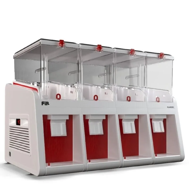 Fill Classic 4 Limonata Makinesi 19x4 Litre Beyaz Kırmızı
