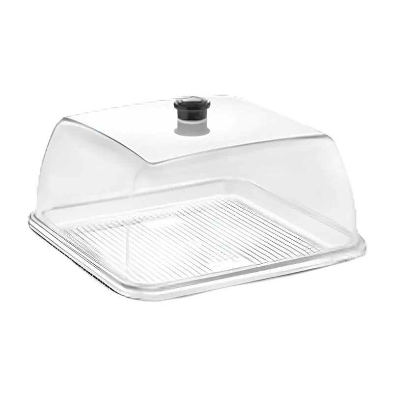 GastroPlast GF-18 Polikarbon Fanus 28x28 Cm Şeffaf