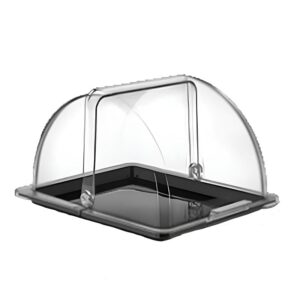 GastroPlast GN 1/2 Polikarbon Menteşeli Fanus 32.5x26.5 Cm Şeffaf