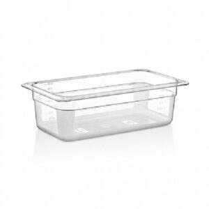 GastroPlast GN 1/3 Polikarbon Dondurma Küveti 4.5 L Şeffaf