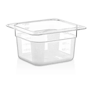 GastroPlast GN 1/6-100 mm Gastronorm Küvet Polikarbon
