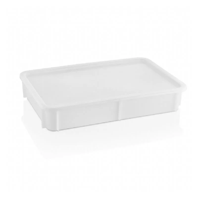 GastroPlast GPH-75/2 Polipropilen Pizza Hamur Teknesi 30x40x7.5 Cm Beyaz