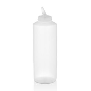 GastroPlast GPS-1000 Ayarlı Uçlu Fişek Sosluk 1000 ml Şeffaf