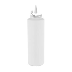 GastroPlast GPSC-1000 Kapaklı Fişek Sosluk 1000 ml Beyaz
