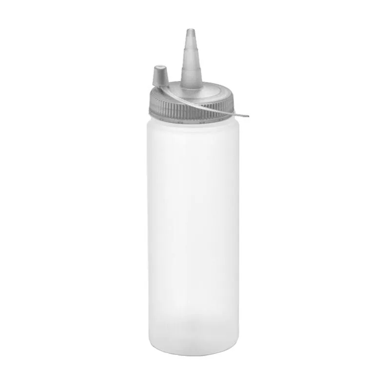 GastroPlast GPSC-250 Kapaklı Fişek Sosluk 250 ml Şeffaf