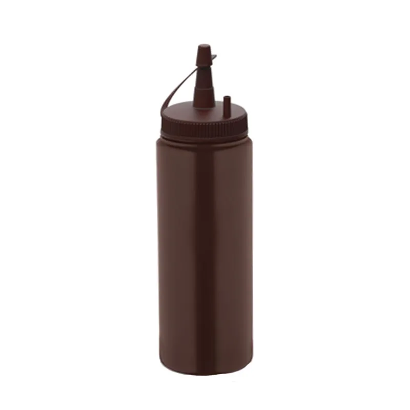GastroPlast GPSC-250 Kapaklı Fişek Sosluk 250 ml Kahverengi