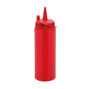 GastroPlast GPSC-500 Kapaklı Fişek Sosluk 500 ml Kırmızı