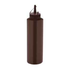 GastroPlast GPSC-750 Kapaklı Fişek Sosluk 750 ml Kahverengi