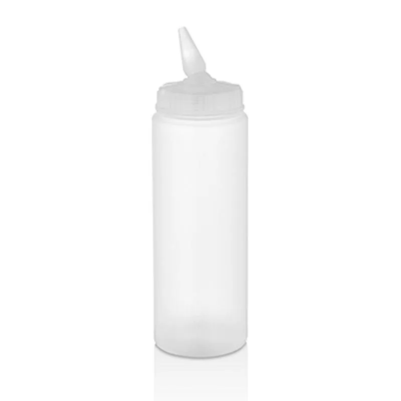 GastroPlast GPSM-500 Ayarlı Uçlu Fişek Sosluk 500 ml Şeffaf