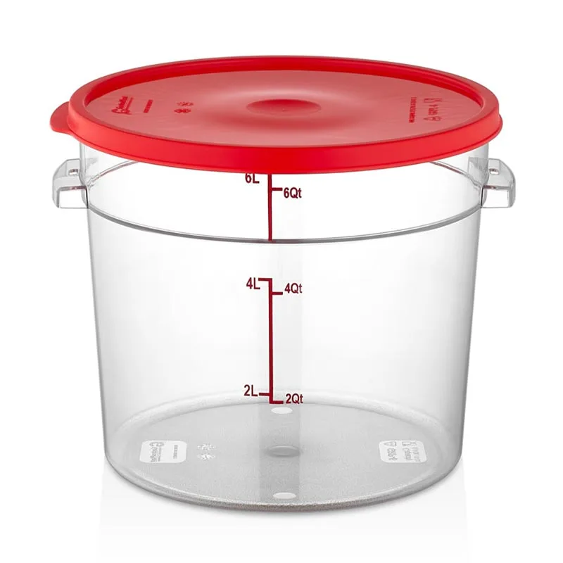 GastroPlast GRP-6 Polikarbon Yuvarlak Saklama Kabı 6 L