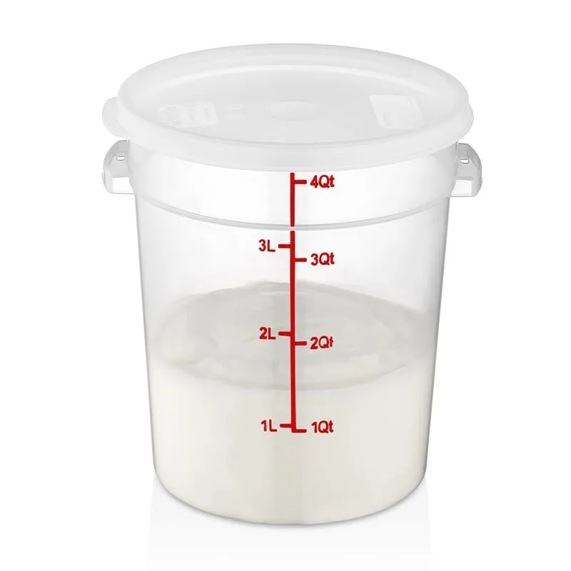 GastroPlast GRPP-4 Polipropilen Yuvarlak Saklama Kabı 4.2 L