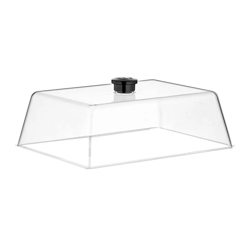 GastroPlast Polikarbon Fanus 21x27 cm Siyah Kulplu