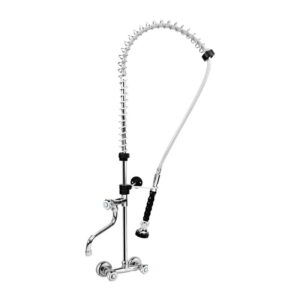 Liva Gaz 011 Ara Musluklu Duvara Monte Duş Sprey Ünitesi Çift Su Girişli