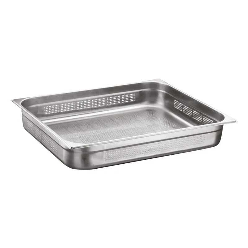 Öztiryakiler Delikli Gastronorm Küvet, Standart, GNP 2/1-65, 53x65x6,5 cm