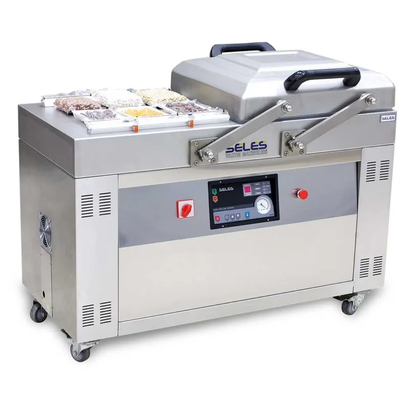 Seles Dz 500 2SB Vakum Makinesi İkili Çift Çene 2x20 M3/H