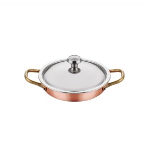 Altınbaşak A 101YS 12K Bakır Yumurta Sahanı 12 cm + Kapak