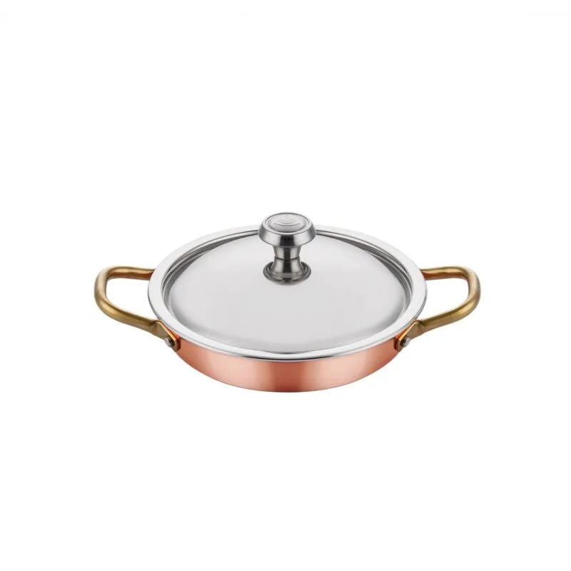 Altınbaşak A 101YS 12K Bakır Yumurta Sahanı 12 cm + Kapak