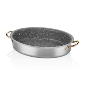 Altınbaşak A 117OS 28D Alu Oval Granit Tencere 28x21x7 cm