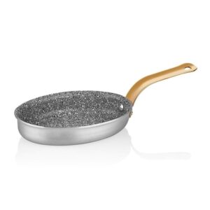 Altınbaşak Alu Mini Oval Tava 11x17 cm Granit Kaplamalı