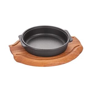 Altınbaşak Döküm Demir Yuvarlak Güveç+Nihale 16 cm