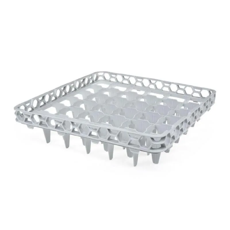 Bora Plastik Bardak Yıkama Basketi, 36 Bölmeli, 50x50x12.5 cm