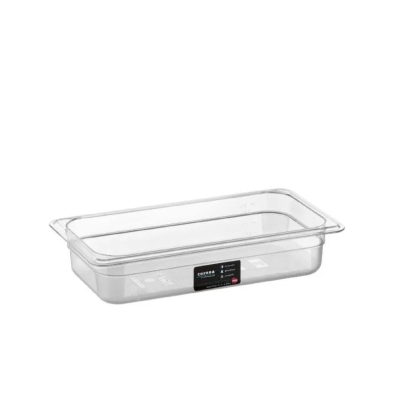 Bora Plastik Gastronom Polikarbon Küvet, GN 1/3-65 , 2 L