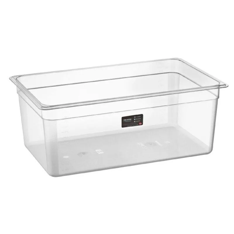 Bora Plastik Gastronom Polikarbon Küvet, GN 1/1-200, 26 L