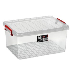 Bora Plastik Kapaklı Saklama Kabı 30 Litre Şeffaf