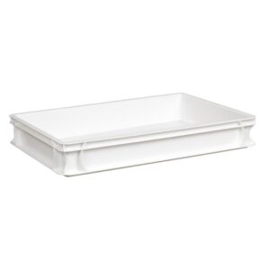 Bora Plastik Pizza Hamur Teknesi 60x40x10 Cm Beyaz