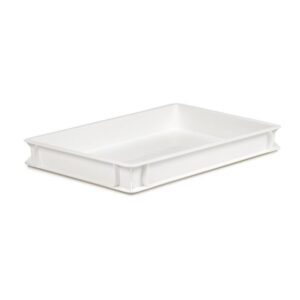 Bora Plastik Pizza Hamur Teknesi 60x40x7.5 Cm Beyaz