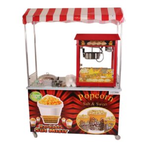 Cemko 1011 Mısır Patlatma Ve Bardak Mısır Arabası 4 Kg Kapasiteli Bahçelievler Model