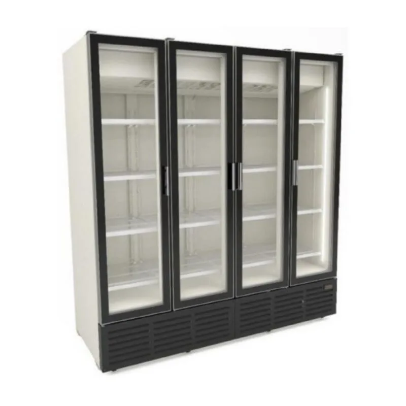 Coldera CL 1900 H4 Dik Tip Dört Kapılı Şişe Soğutucu Kanopisiz 1630 L