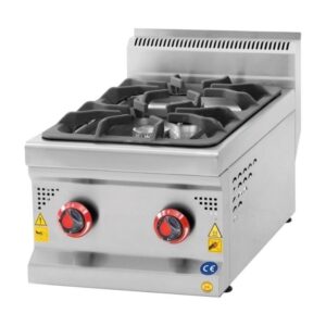 CSA 600 Seri 2 Gözlü Ocak Set Üstü Lpg'li 40x60 Cm