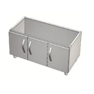 CSA 600 Seri Set Altı Dolap Üç Kapaklı 120x60x50 Cm