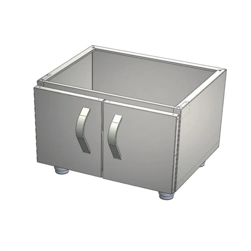 CSA 700 Edge Seri Set Altı Dolap İki Kapaklı 80x70x50 Cm
